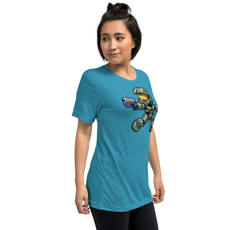 Halo's Master Chief Unisex Tri-Blend T-Shirt - Fandom-Made