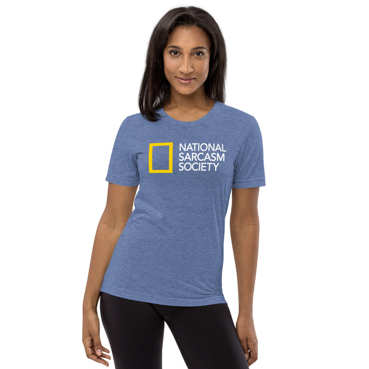 National Sarcasm Society Unisex Tri-Blend T-Shirt - Fandom-Made