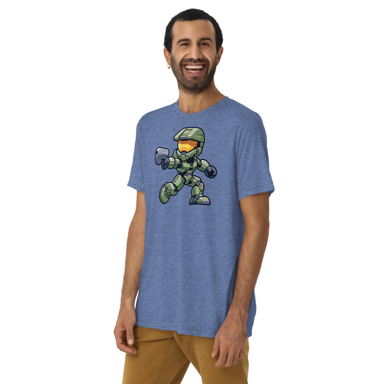 Halo's Master Chief Unisex Tri-Blend T-Shirt - Fandom-Made