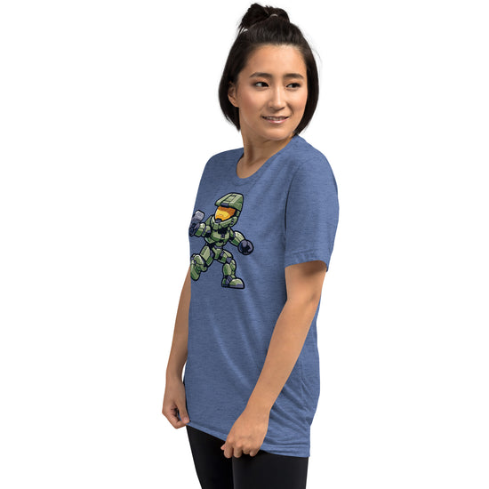 Halo's Master Chief Unisex Tri-Blend T-Shirt - Fandom-Made