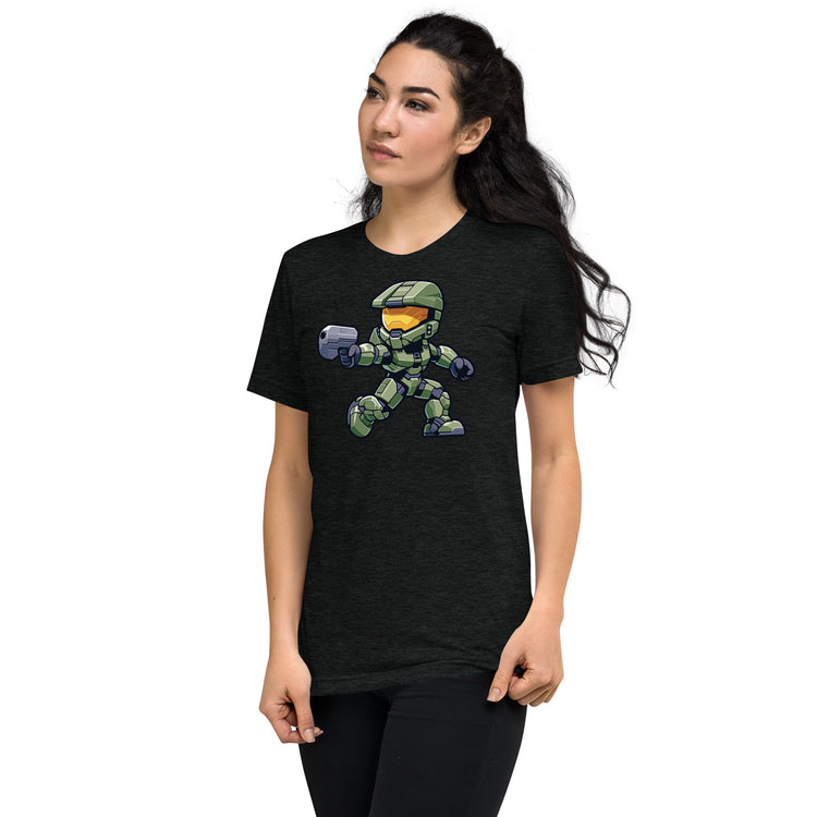 Halo's Master Chief Unisex Tri-Blend T-Shirt - Fandom-Made