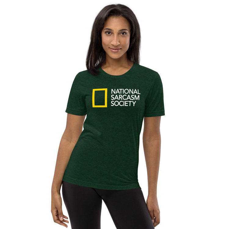 National Sarcasm Society Unisex Tri-Blend T-Shirt - Fandom-Made