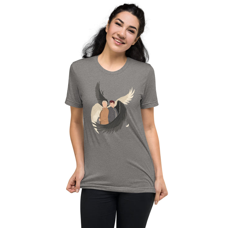 Good Omens Duo Unisex Tri-Blend T-Shirt - Fandom-Made