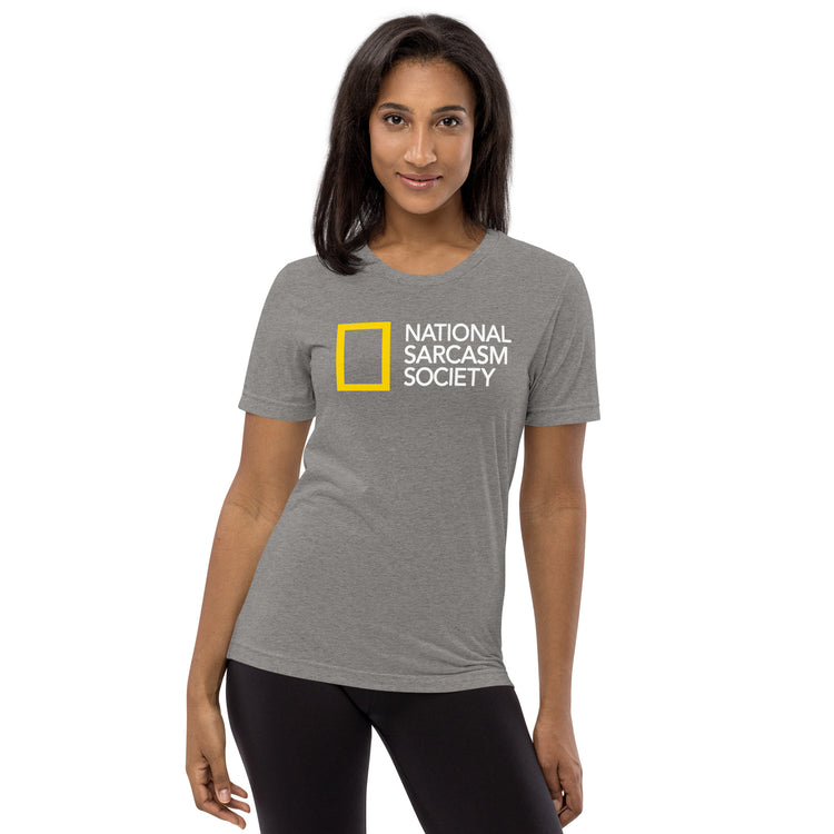 National Sarcasm Society Unisex Tri-Blend T-Shirt - Fandom-Made