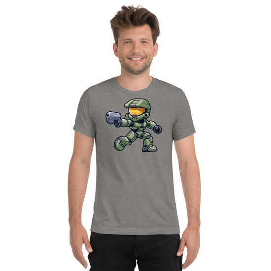 Halo's Master Chief Unisex Tri-Blend T-Shirt - Fandom-Made
