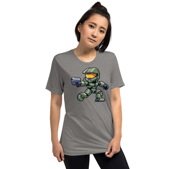 Halo's Master Chief Unisex Tri-Blend T-Shirt - Fandom-Made