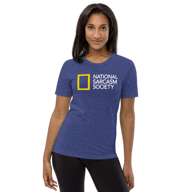 National Sarcasm Society Unisex Tri-Blend T-Shirt - Fandom-Made