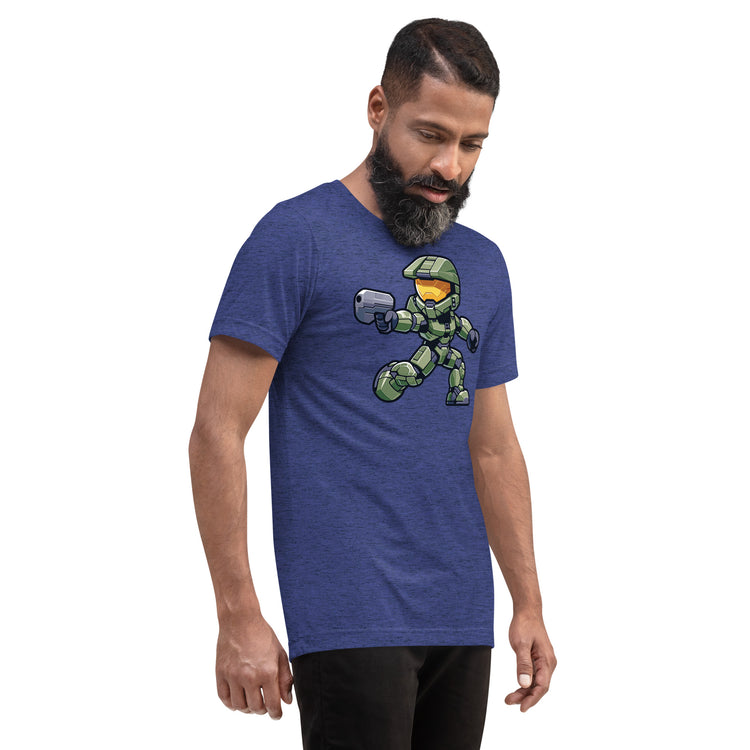 Halo's Master Chief Unisex Tri-Blend T-Shirt - Fandom-Made