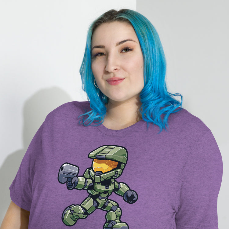 Halo's Master Chief Unisex Tri-Blend T-Shirt - Fandom-Made