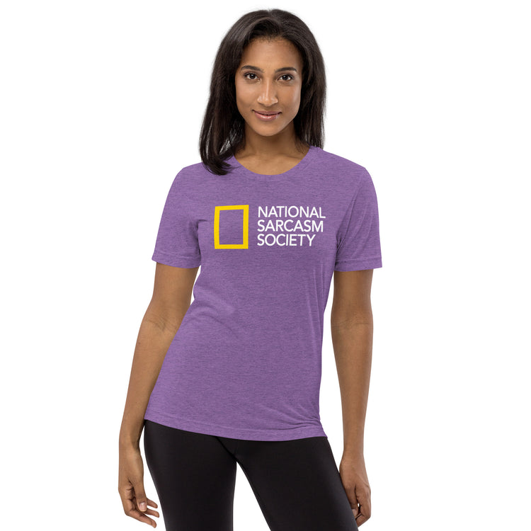 National Sarcasm Society Unisex Tri-Blend T-Shirt - Fandom-Made