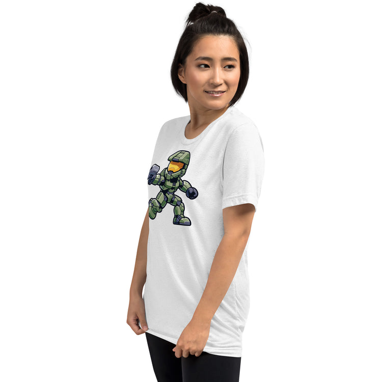 Halo's Master Chief Unisex Tri-Blend T-Shirt - Fandom-Made
