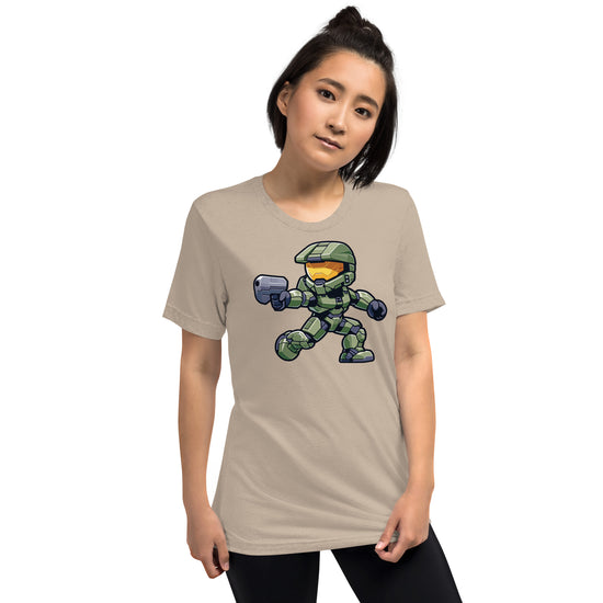 Halo's Master Chief Unisex Tri-Blend T-Shirt - Fandom-Made