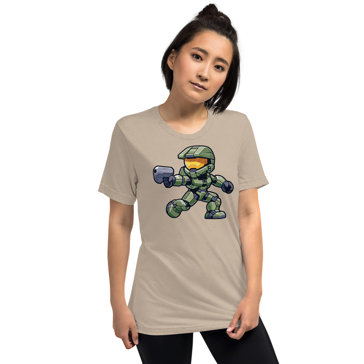 Halo's Master Chief Unisex Tri-Blend T-Shirt - Fandom-Made