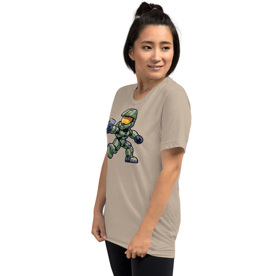 Halo's Master Chief Unisex Tri-Blend T-Shirt - Fandom-Made