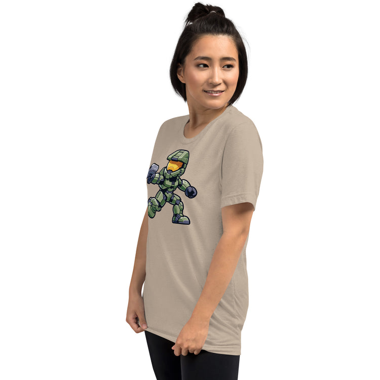 Halo's Master Chief Unisex Tri-Blend T-Shirt - Fandom-Made