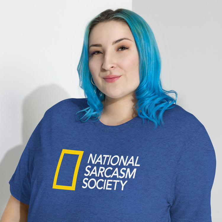 National Sarcasm Society Unisex Tri-Blend T-Shirt - Fandom-Made