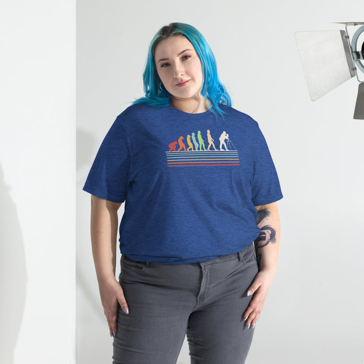 Photographer Evolution Unisex Tri-Blend T-Shirt - Fandom-Made