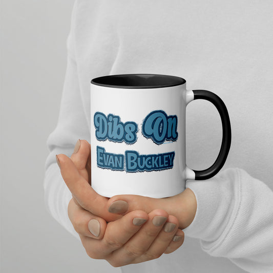 Dibs On Evan Buckley Mug with Color Inside - Fandom-Made