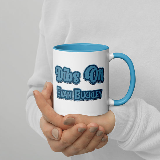 Dibs On Evan Buckley Mug with Color Inside - Fandom-Made