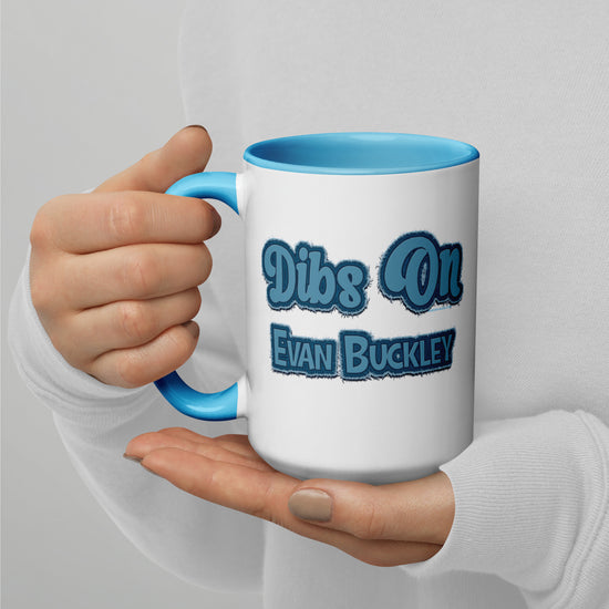 Dibs On Evan Buckley Mug with Color Inside - Fandom-Made