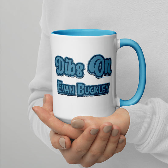Dibs On Evan Buckley Mug with Color Inside - Fandom-Made