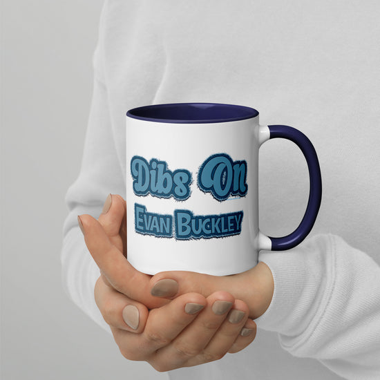 Dibs On Evan Buckley Mug with Color Inside - Fandom-Made