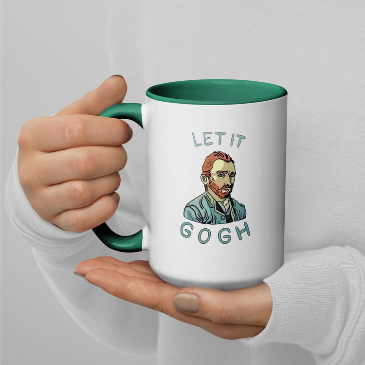 Let it Gogh Mugs with Color Inside - Fandom-Made