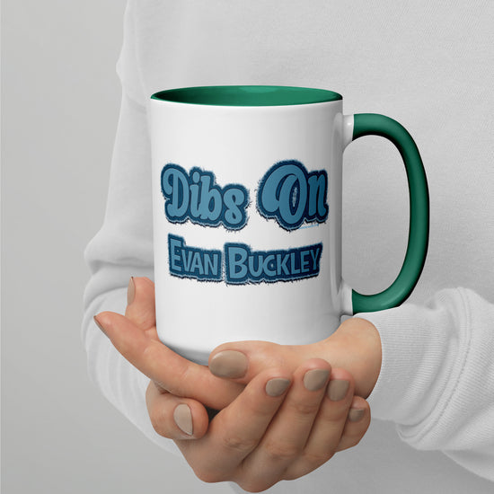 Dibs On Evan Buckley Mug with Color Inside - Fandom-Made