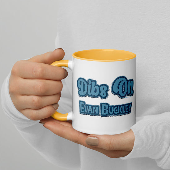 Dibs On Evan Buckley Mug with Color Inside - Fandom-Made