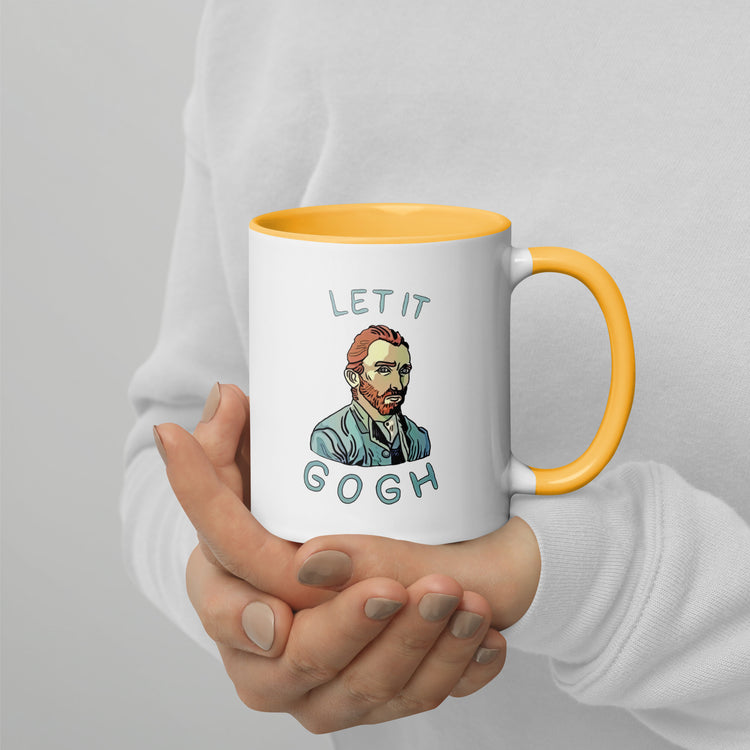 Let it Gogh Mugs with Color Inside - Fandom-Made
