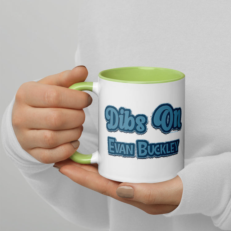 Dibs On Evan Buckley Mug with Color Inside - Fandom-Made