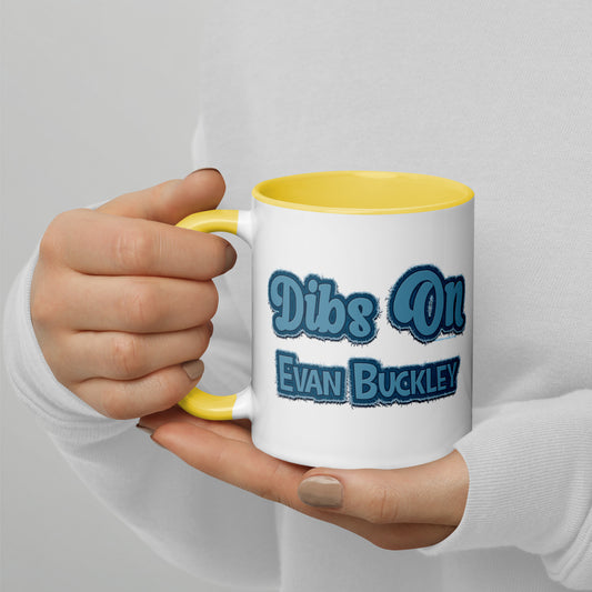 Dibs On Evan Buckley Mug with Color Inside - Fandom-Made