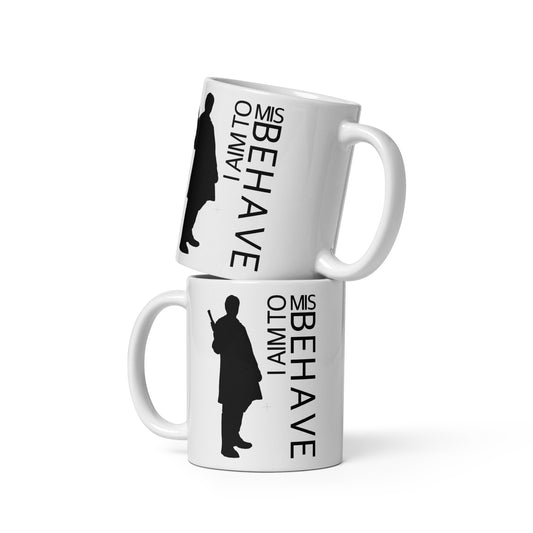 Aim to Misbehave Mugs - Fandom-Made