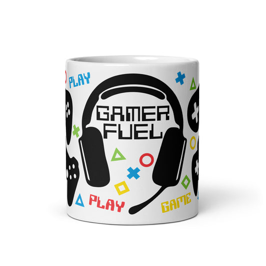 Gamer Fuel All-Over Print Mugs