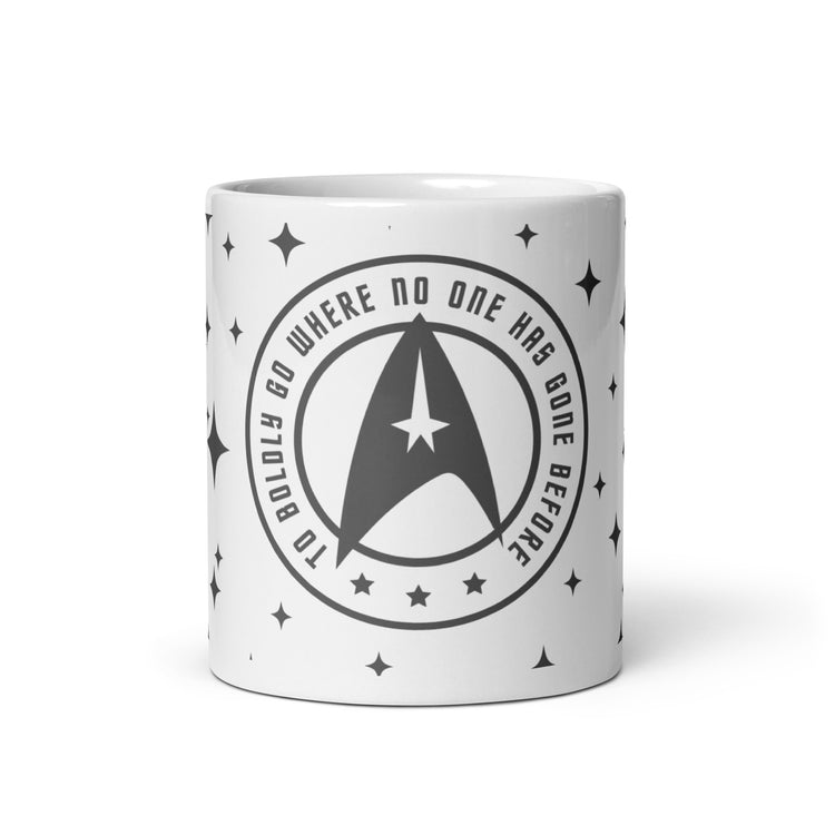 To Boldly Go Mug - Fandom-Made