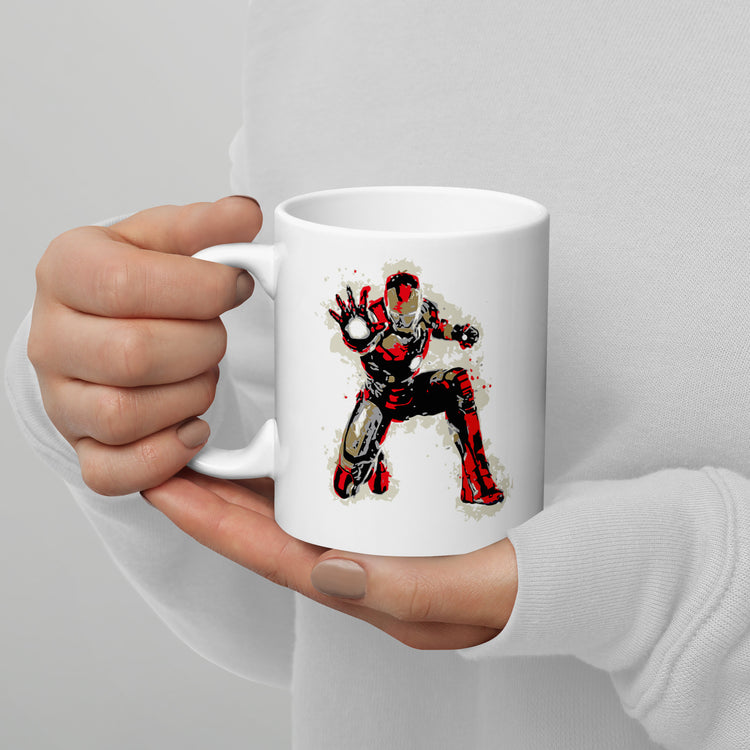 Crouching Iron Hidden Tony Mugs - Fandom-Made
