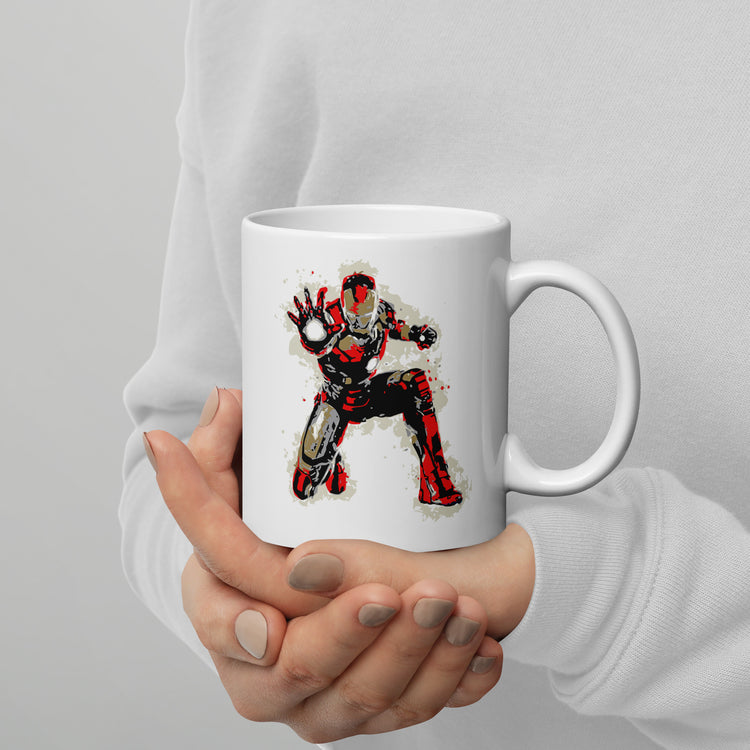 Crouching Iron Hidden Tony Mugs - Fandom-Made