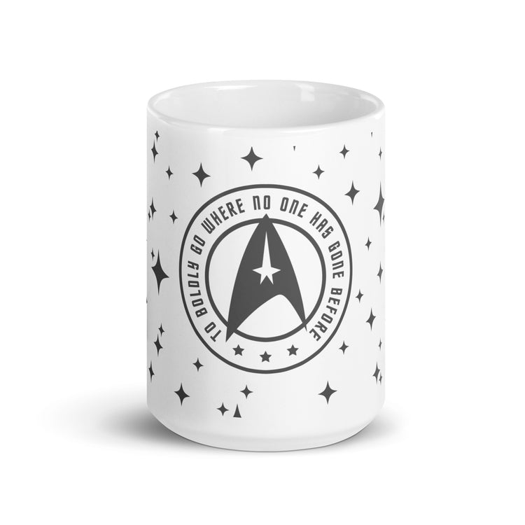 To Boldly Go Mug - Fandom-Made