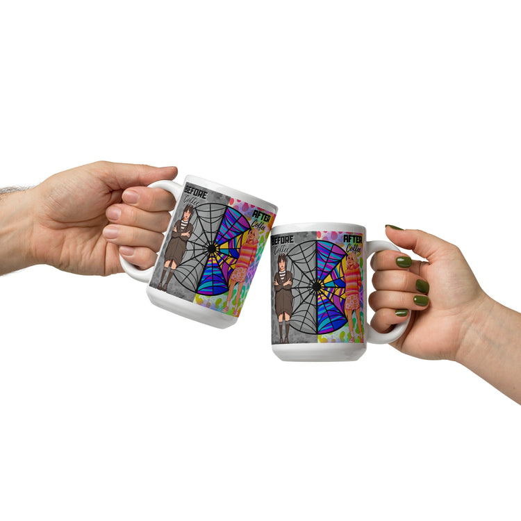 Wednesday Addams and Enid Sinclair Mug - Fandom-Made