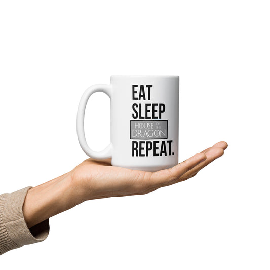 Eat Sleep House of the Dragon Mugs - Fandom-Made