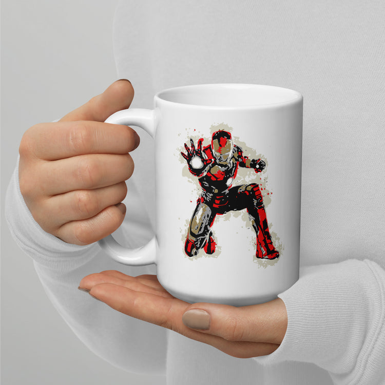 Crouching Iron Hidden Tony Mugs - Fandom-Made