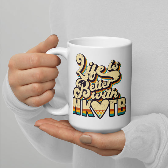 Life Is Better With NKOTB Mug - Fandom-Made