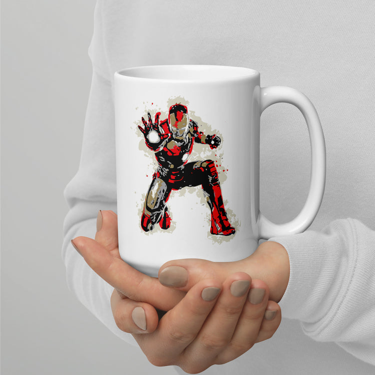 Crouching Iron Hidden Tony Mugs - Fandom-Made