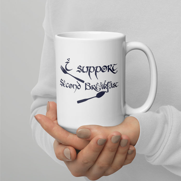 Support Second Breakfast Mugs - Fandom-Made