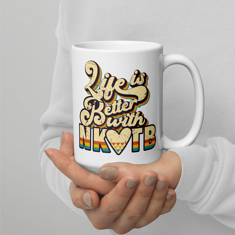 Life Is Better With NKOTB Mug - Fandom-Made