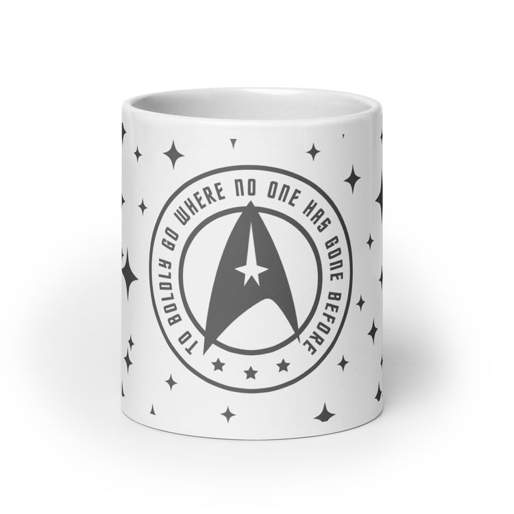 To Boldly Go Mug - Fandom-Made