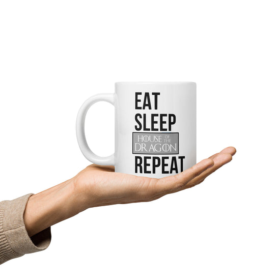Eat Sleep House of the Dragon Mugs - Fandom-Made