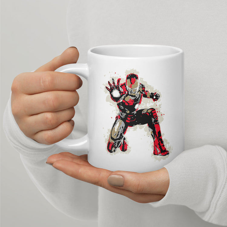 Crouching Iron Hidden Tony Mugs - Fandom-Made