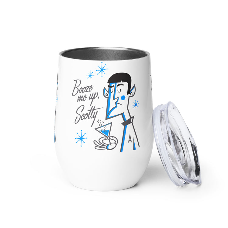 Booze Me Up Scotty Wine Tumbler - Fandom-Made