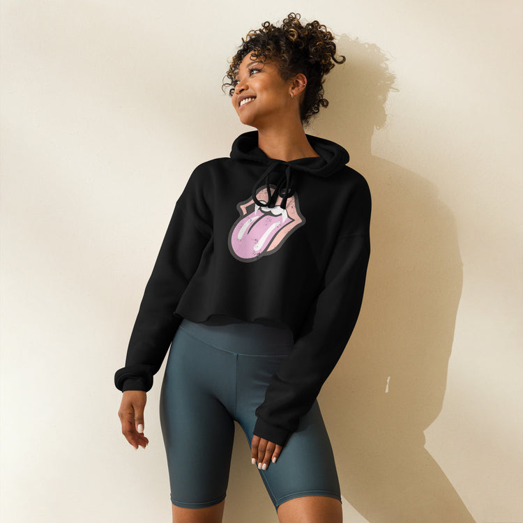 Vampire Grunge Women's Cropped Hoodie - Fandom-Made